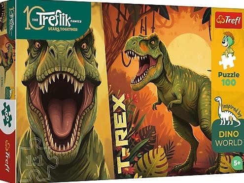 Puzzle 100 Inspired By Dino World T-Rex TREFL