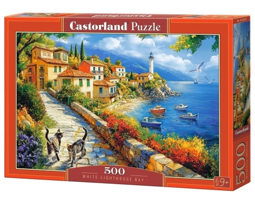 Puzzle 500 White Lighthouse Bay CASTOR