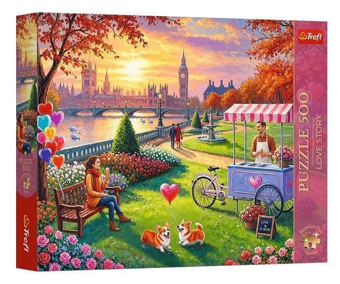 Puzzle 500 Love Story: Romantyczny Londyn