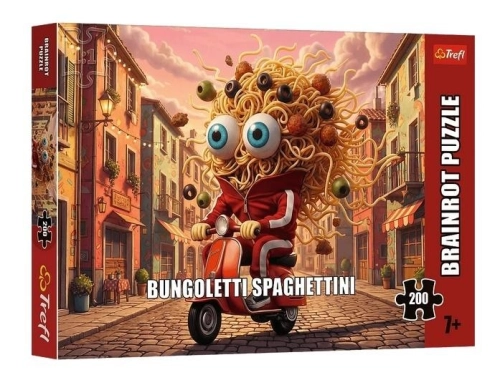 Puzzle 200 BrainRots Bungoletti Spaghettini TREFL