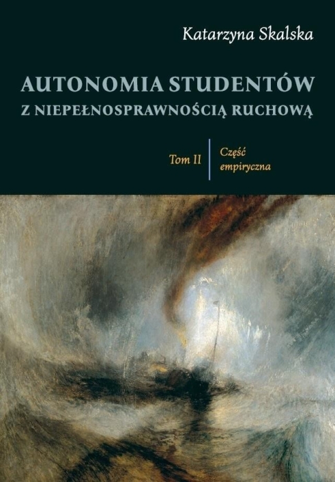 Autonomia studentów z niepełnosprawnością... T.2