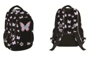 Plecak 3-komorowy Pastel Butterfly