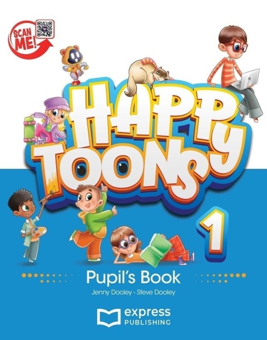 Happy Toons 1 edycja międzyna. PB + DigiBook (kod)