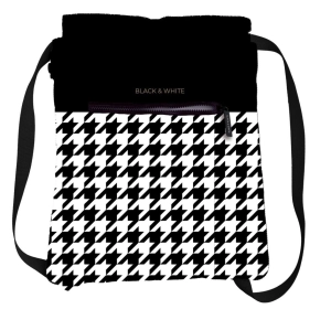 Worko-plecak Black&White Pepitka