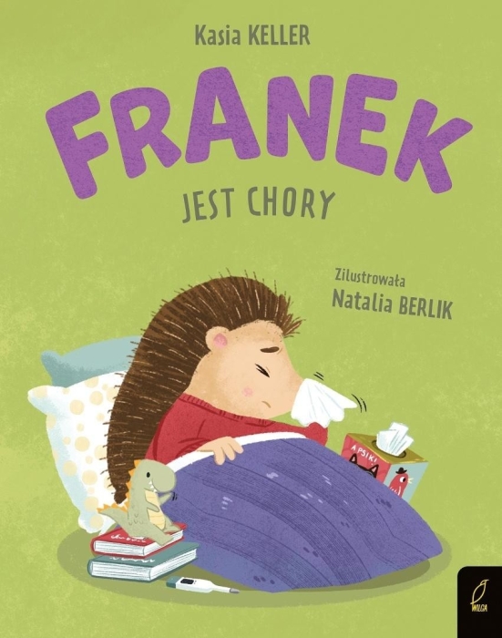 Jeżyk Franek. Franek jest chory