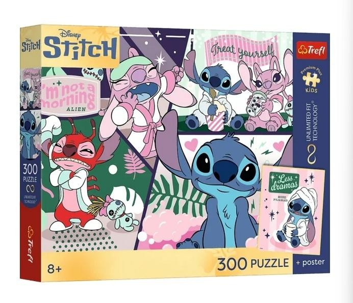 Puzzle 300 Lilo & Stitch + plakat TREFL