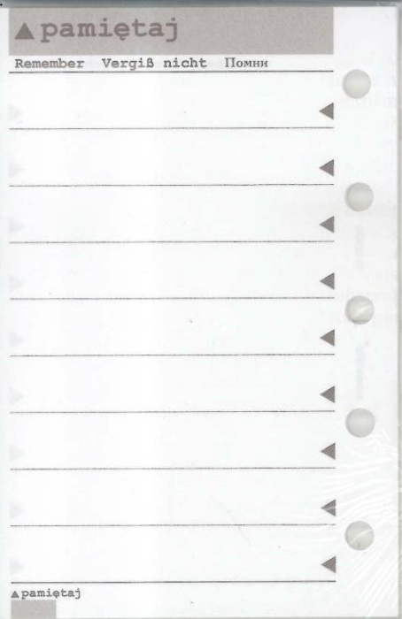 Wkład do organizera MEM/M Pamiętaj ANTRA
