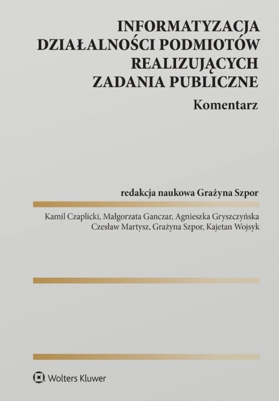 Informatyzacja działalności podmiotów...