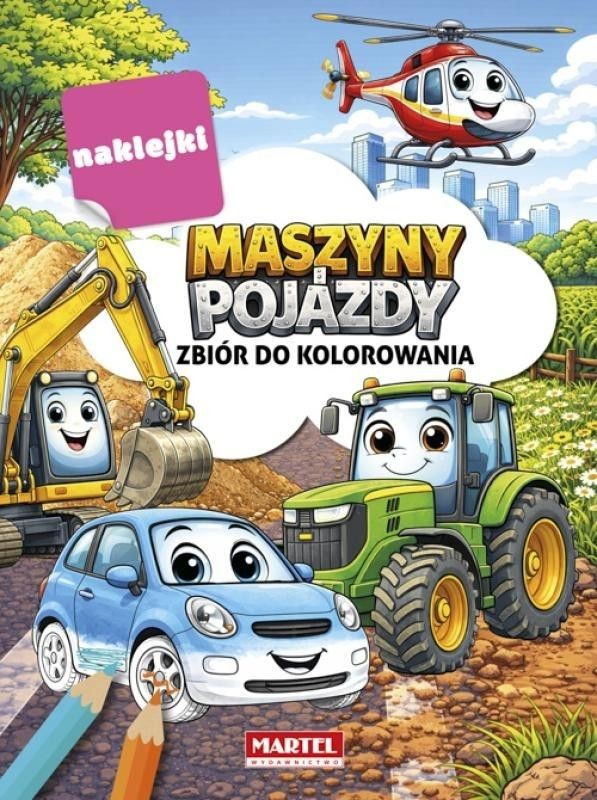 Maszyny i pojazdy. Zbiór do kolorowania