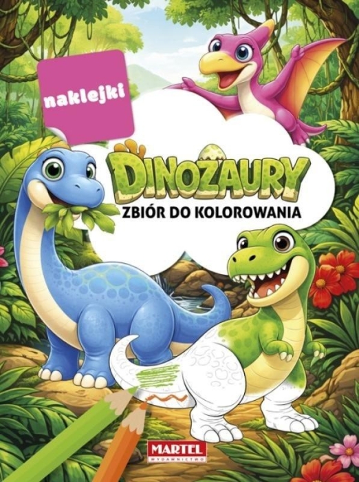Dinozaury. Zbiór do kolorowania