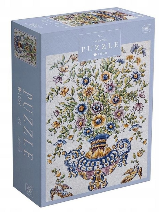 Puzzle 1000 Art on Tiles 2 Vase of Blooms