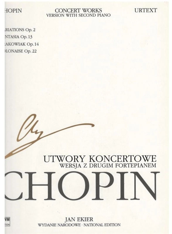 Utwory koncertowe w. z 2 fortepianem