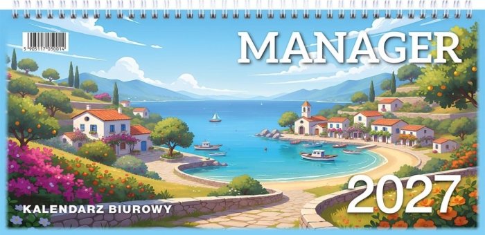 Kalendarz 2027 biurowy Manager