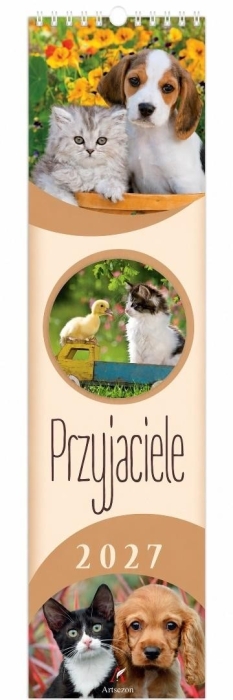 Kalendarz 2027 paskowy Przyjaciele
