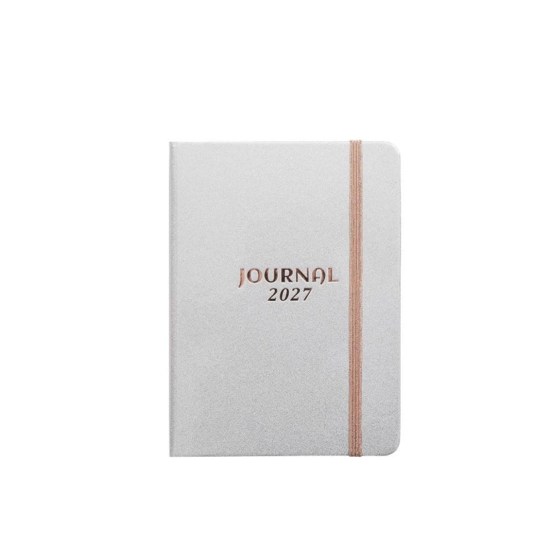 Terminarz 2027 tygodniowy A6+ Journal gumka MIX