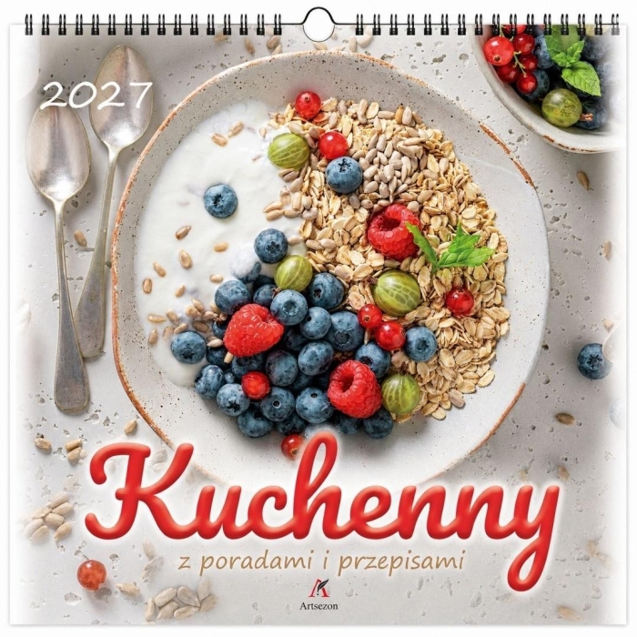 Kalendarz 2027 wieloplanszowy 33x33cm Kuchenny