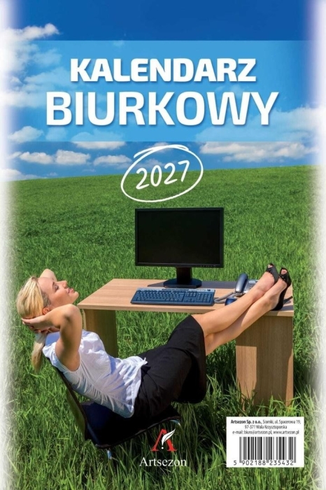 Kalendarz 2027 biurkowy A5 MIX