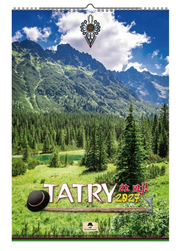 Kalendarz 2027 A3 ścienny Tatry, że hej!