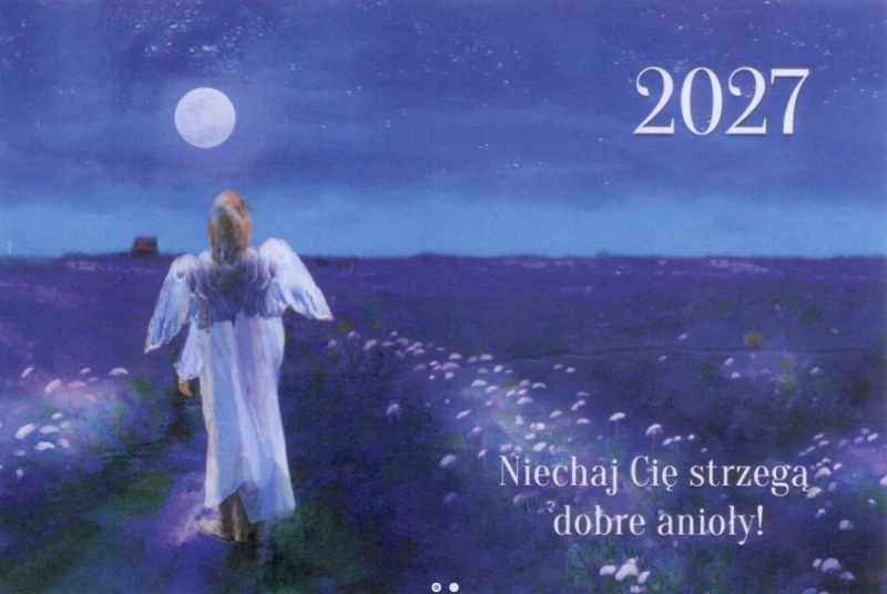 Kalendarz 2027 trójdzielny Niechaj Cię strzegą...
