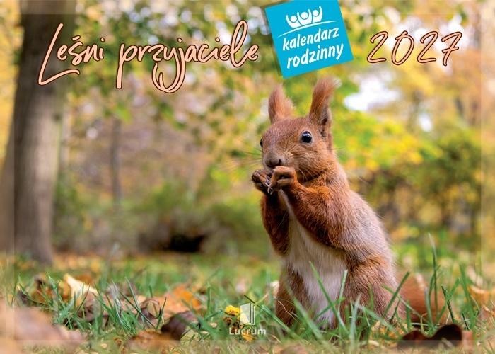 Kalendarz 2027 rodzinny Leśni przyjaciele