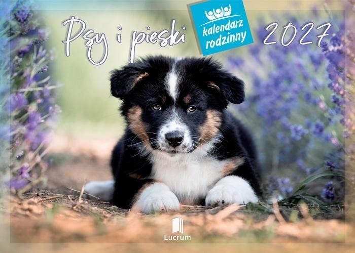 Kalendarz 2027 rodzinny Psy i pieski