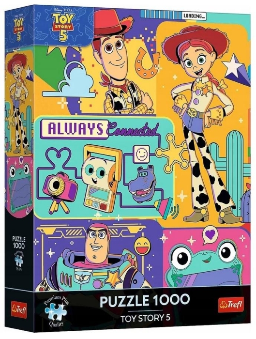Puzzle 1000 Toy Story 5 świat zabawek TREFL