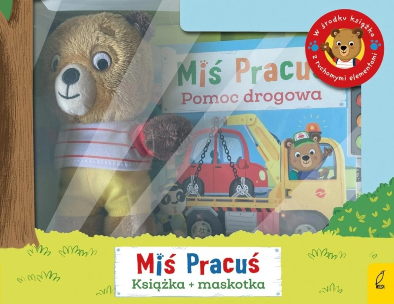 Miś Pracuś. Pomoc drogowa + maskotka