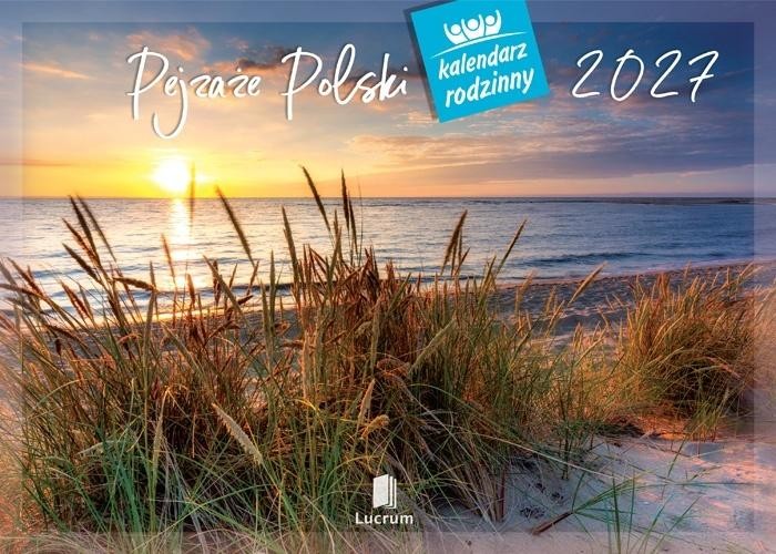 Kalendarz 2027 rodzinny Pejzaże Polski