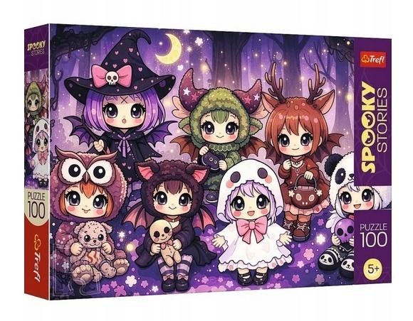 Puzzle 100 Spooky Stories - Leśna drużyna... TREFL