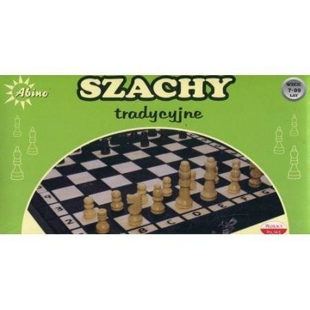 Szachy drewniane w pudełku ABINO