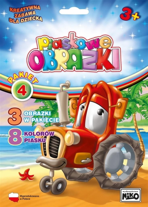 Piaskowe obrazki pakiet 4