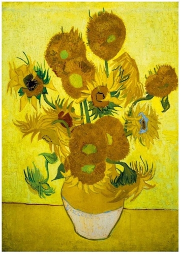 Puzzle 1000 Słoneczniki, Vincent van Gogh, 1889