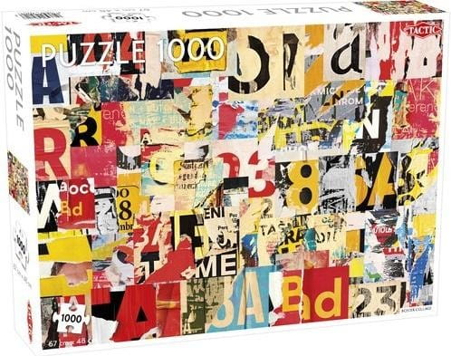 Puzzle 1000 Poster Collage Pattern