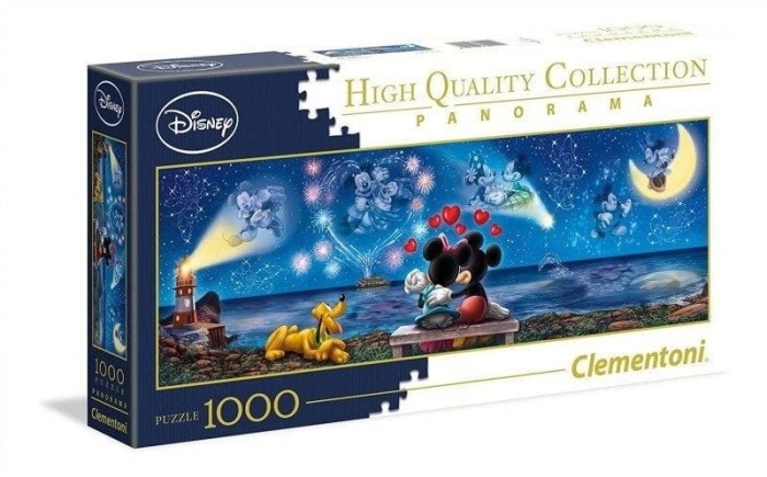 Puzzle 1000 Panorama Mickey &amp; Minnie