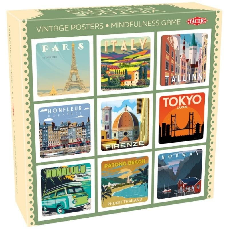Vintage Posters Mindfullness Game