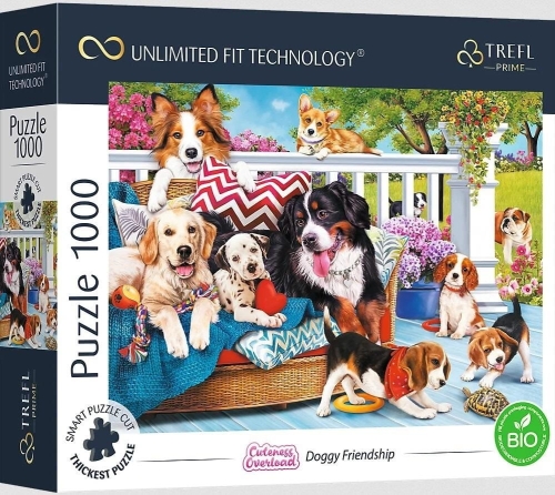 Puzzle 1000 Doggy Friendship TREFL